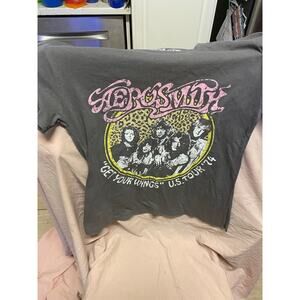 Aerosmith Get Your Wings U.S. Tour ‘74 Graphic Shirt Size Small